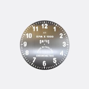 aluminum laser cut clock face