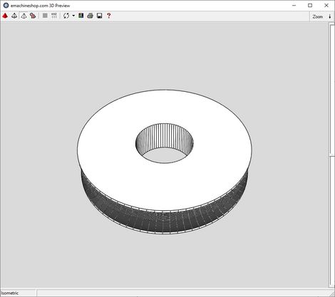 3D render of a pulleyy made in China Machine Shop CAD