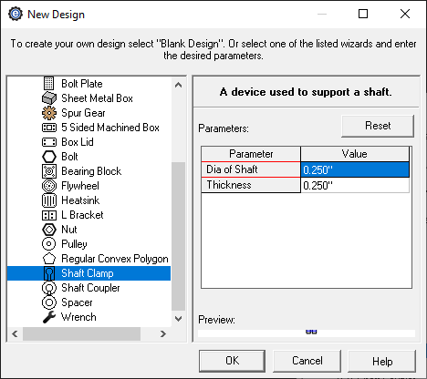 custom shaft clamp creator menu in China Machine Shop CAD