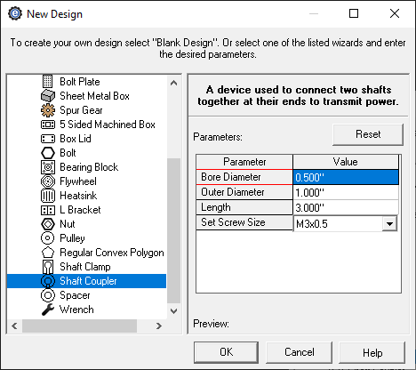 custom shaft coupler creator menu in China Machine Shop CAD