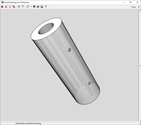 3D render of a custom shaft clamp made in China Machine Shop CAD